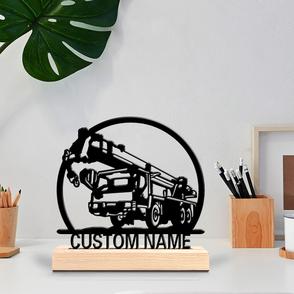 Vintage Collector - 1pc Fun Personalized Custom crane Metal