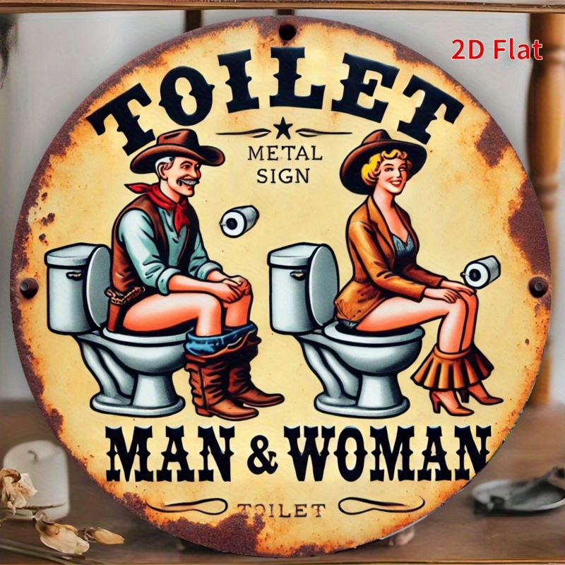 Vintage Toys Collection - 1pc 2D Flat Metal Decorative Sign