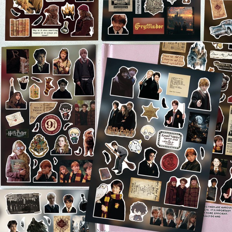 Vintage Item - 8pcs Warner Bros. Harry Potter anime