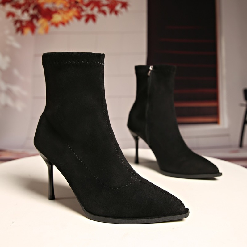 Fashion Pointed Toe Side Zippe - Vintage Zipper のレビューと価格