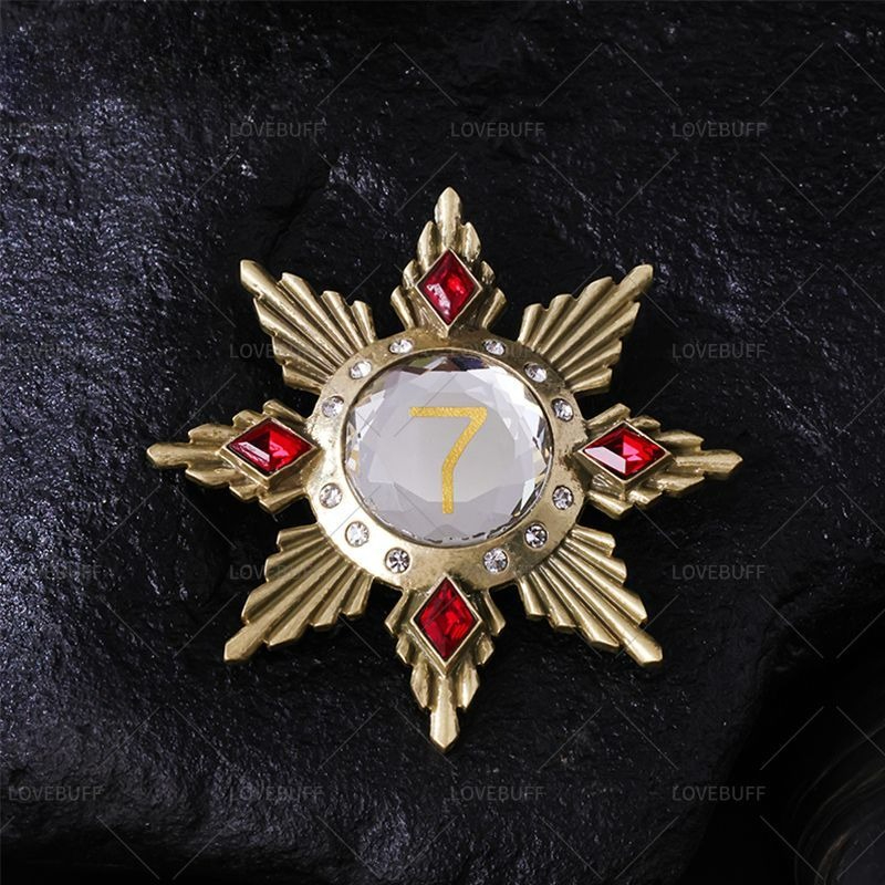 Golden Star Shaped Number 7 Br - Vintage Collectible Pins のレビューと価格