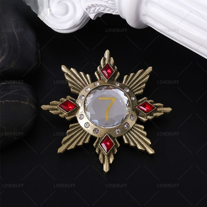 Golden Star Shaped Number 7 Br - Vintage Collectible Pins のレビューと価格