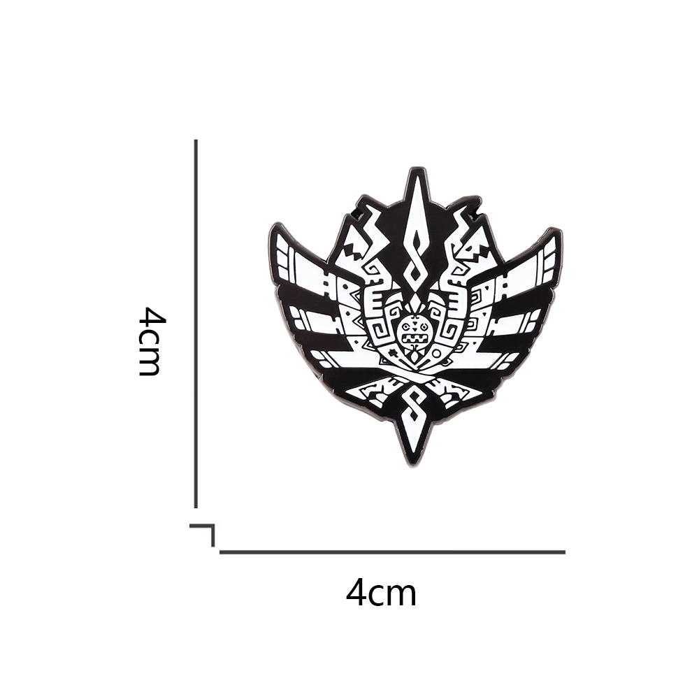 MH4 Monster Hunter-4 Logo Badg - Vintage Collectible Pins のレビューと価格