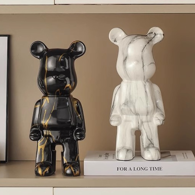 28cm Aesthetic Bear Figure Res - Vintage Collectible Marbles のレビューと価格