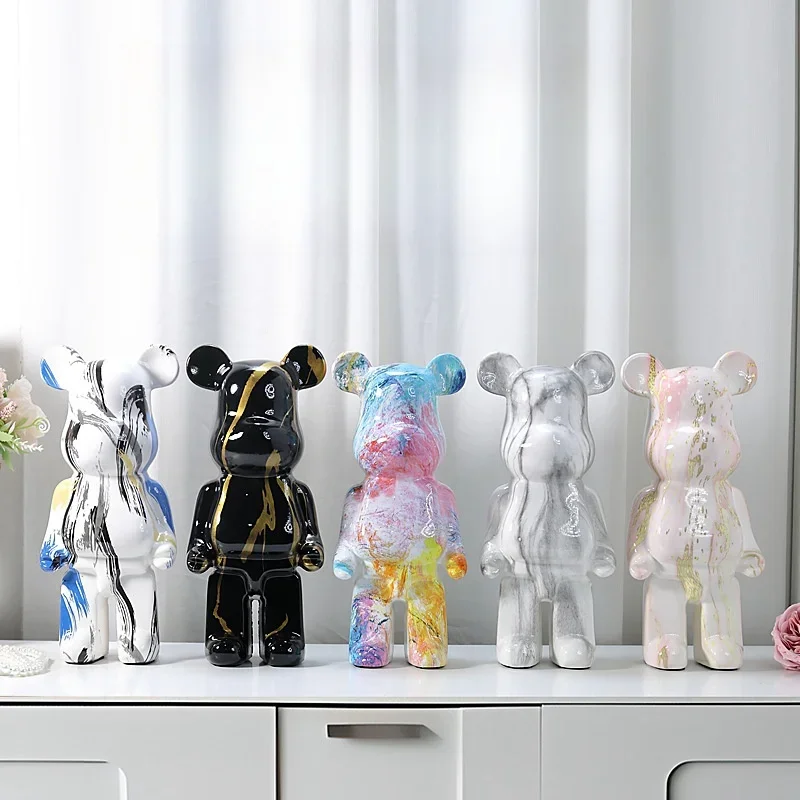 28cm Aesthetic Bear Figure Res - Vintage Collectible Marbles のレビューと価格