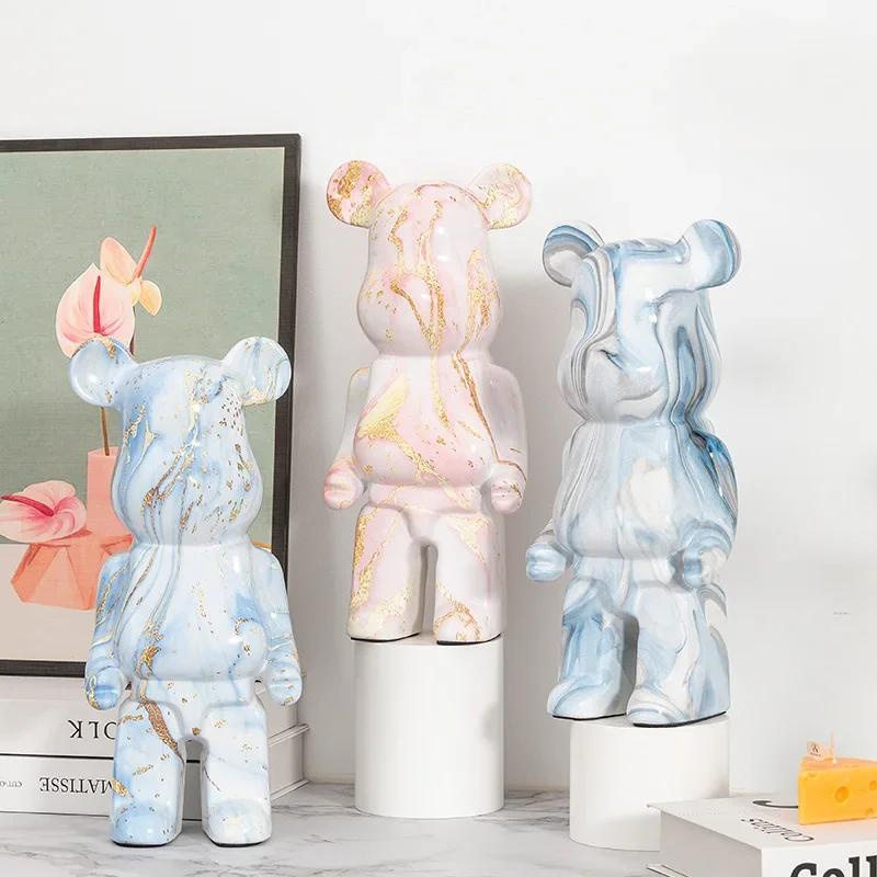28cm Aesthetic Bear Figure Res - Vintage Collectible Marbles のレビューと価格