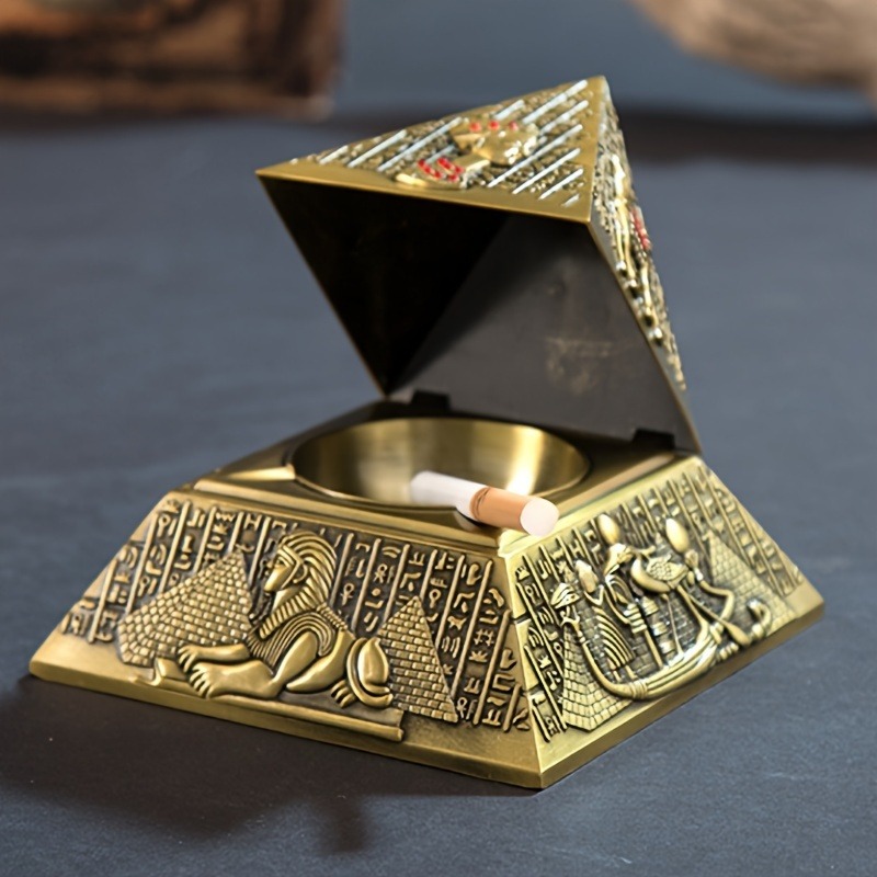 Egyptian Pharaoh Pyramid Ashtr - Vintage Collectible Ashtrays のレビューと価格