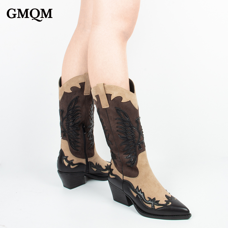 GMQM 2025 Women's Mid Calf Boo - Vintage Zipper のレビューと価格