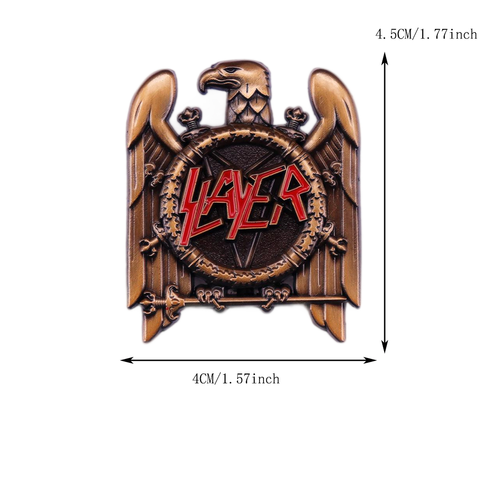 1pc Retro Heavy Metal Band Pop - Vintage Collectible Pins のレビューと価格
