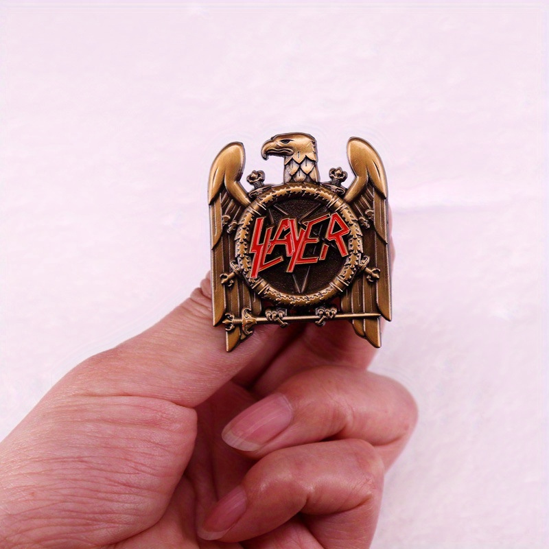 1pc Retro Heavy Metal Band Pop - Vintage Collectible Pins のレビューと価格
