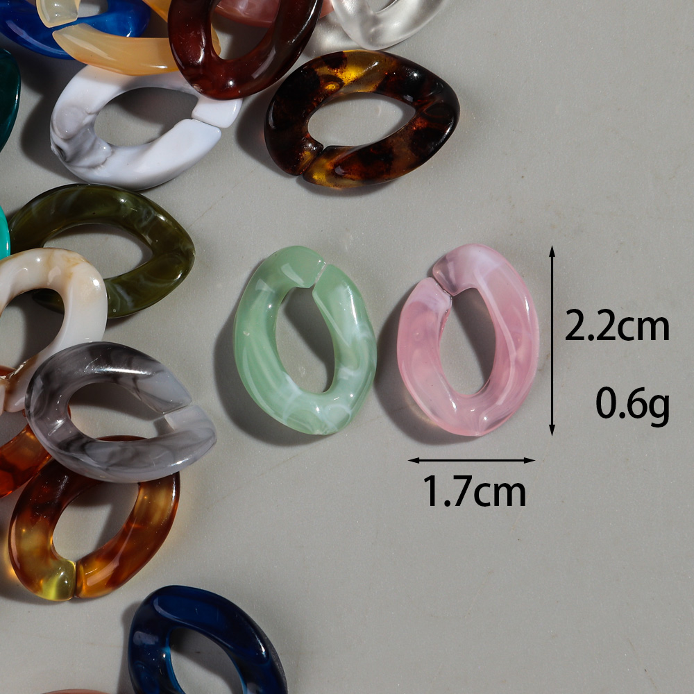 100pcs Marble Color Acrylic 17 - Vintage Collectible Marbles のレビューと価格