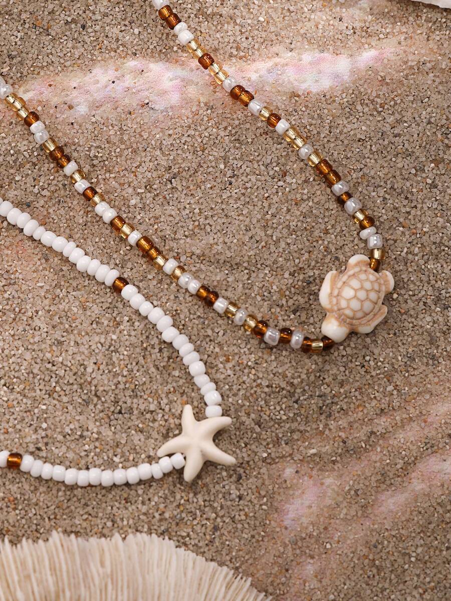 2pcs Vintage Bohemian Style St - Vintage Necklace のレビューと価格