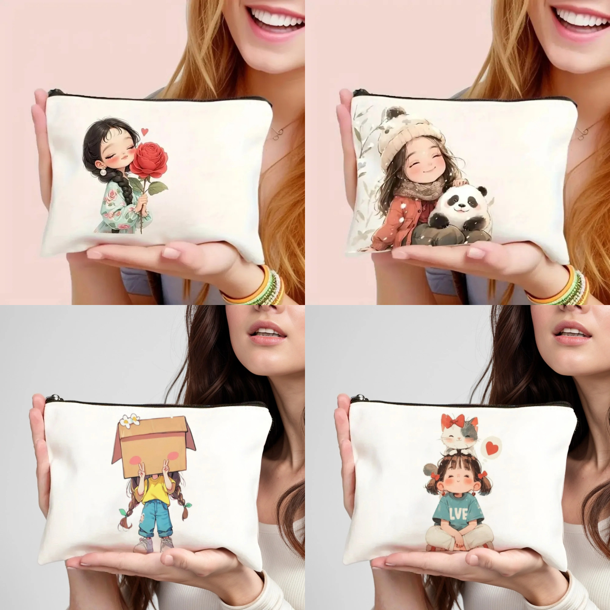 Vintage Chic Makeup Bags Zippe - Vintage Zipper のレビューと価格