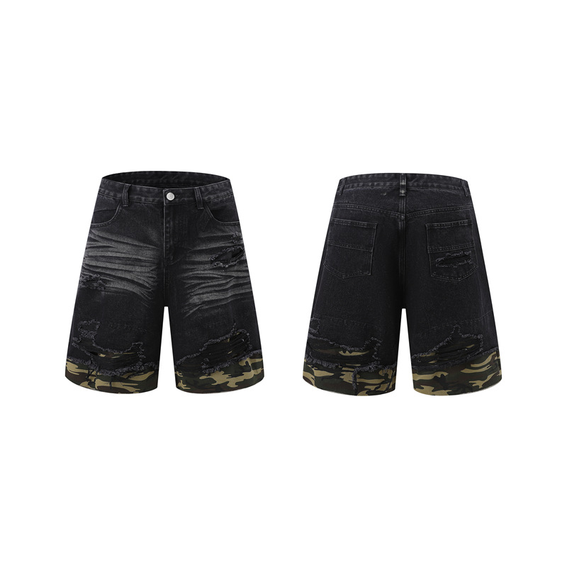 Men's Distressed Ripped Denim  - Vintage Zipper のレビューと価格