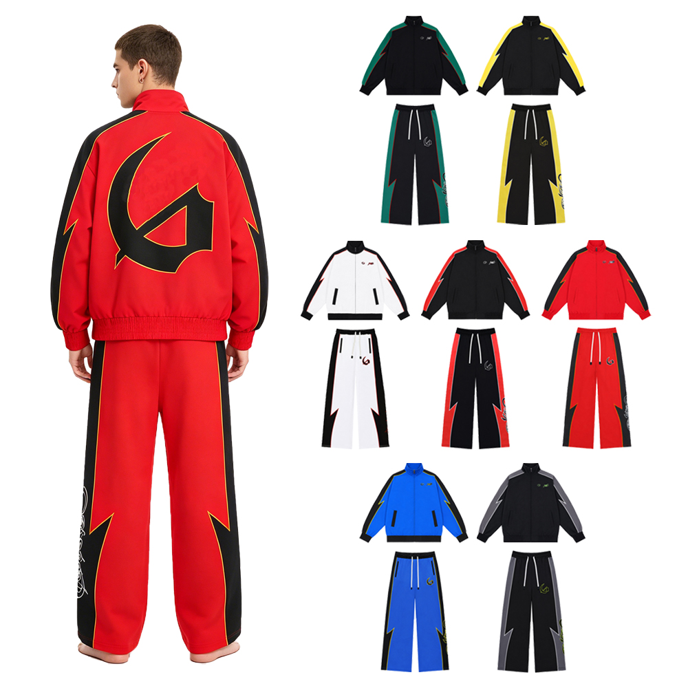 Y2k Streetwear Men's Sets Two  - Vintage Zipper のレビューと価格