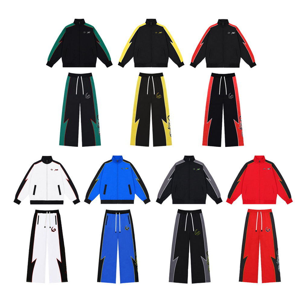 Y2k Streetwear Men's Sets Two  - Vintage Zipper のレビューと価格