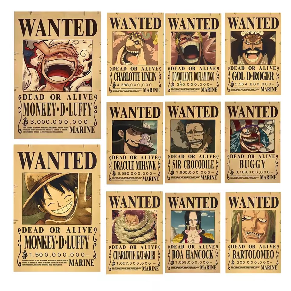 Anime One Piece Bounty Wanted  - Vintage Toys Collection のレビューと価格