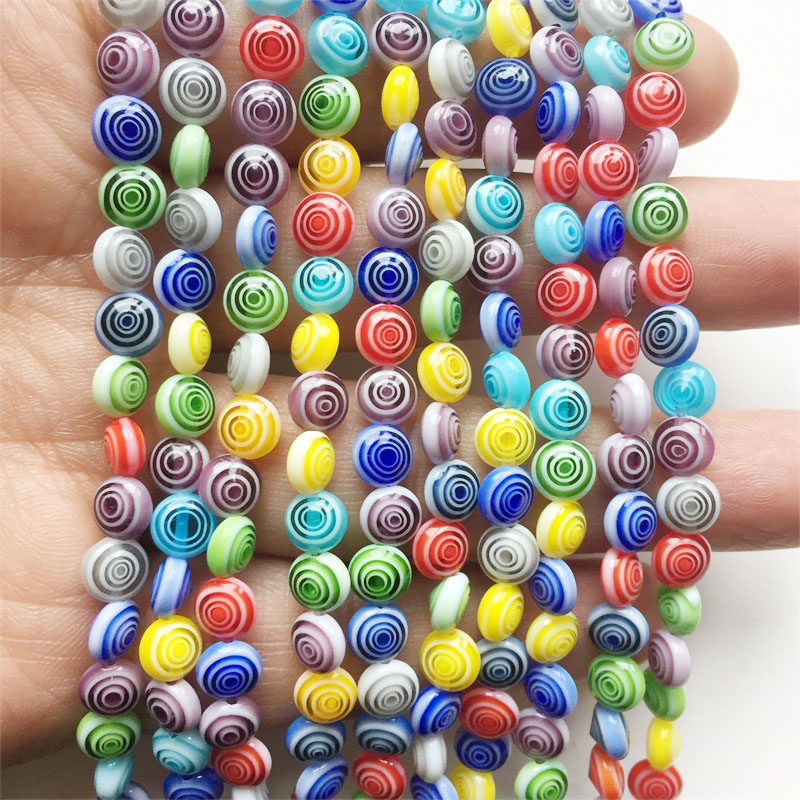 Ped Circles Flower Murano Mill - Vintage Collectible Marbles のレビューと価格