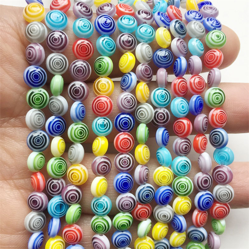 Ped Circles Flower Murano Mill - Vintage Collectible Marbles のレビューと価格