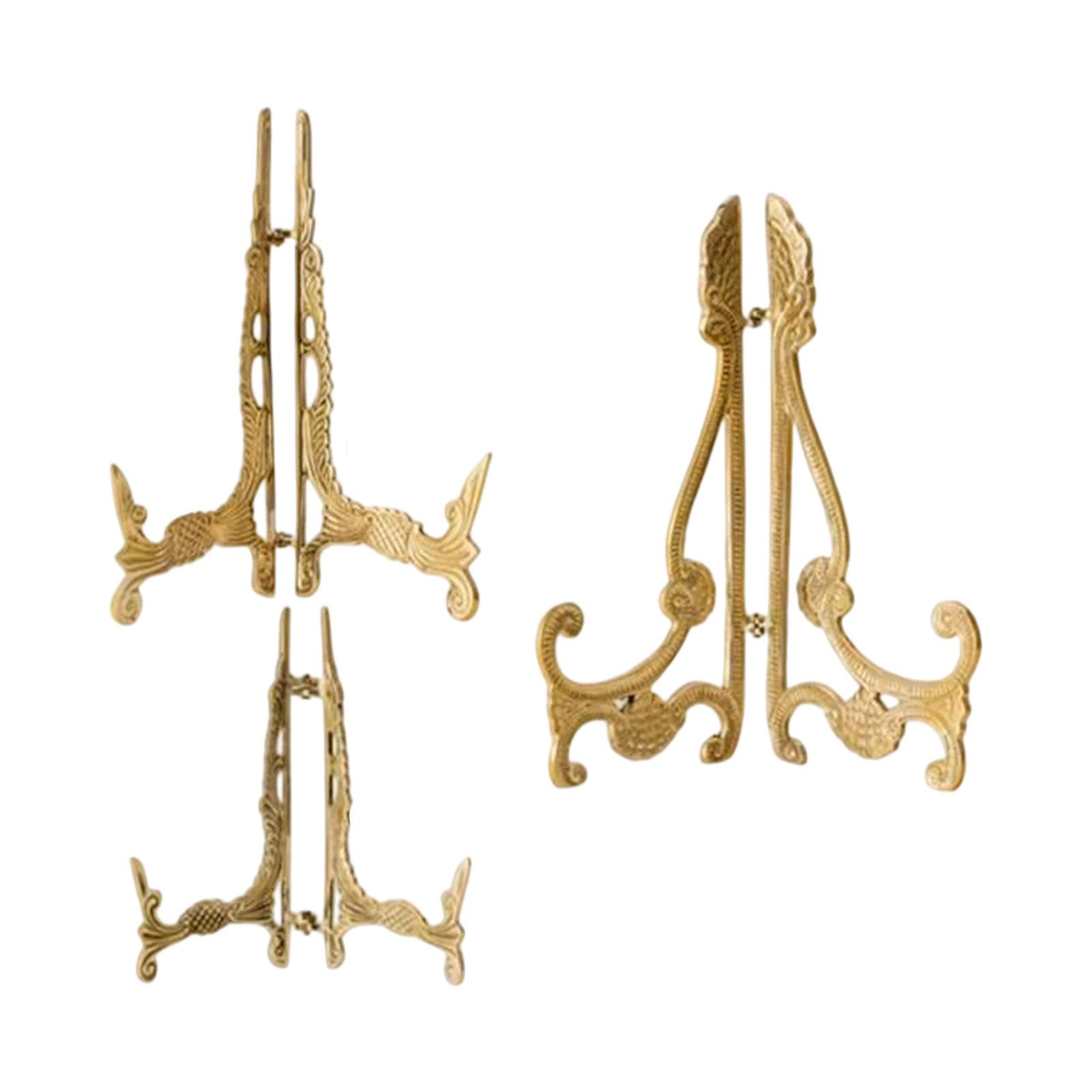 Vintage Brass Plate Holder Dec - Vintage Collectible Dishes のレビューと価格