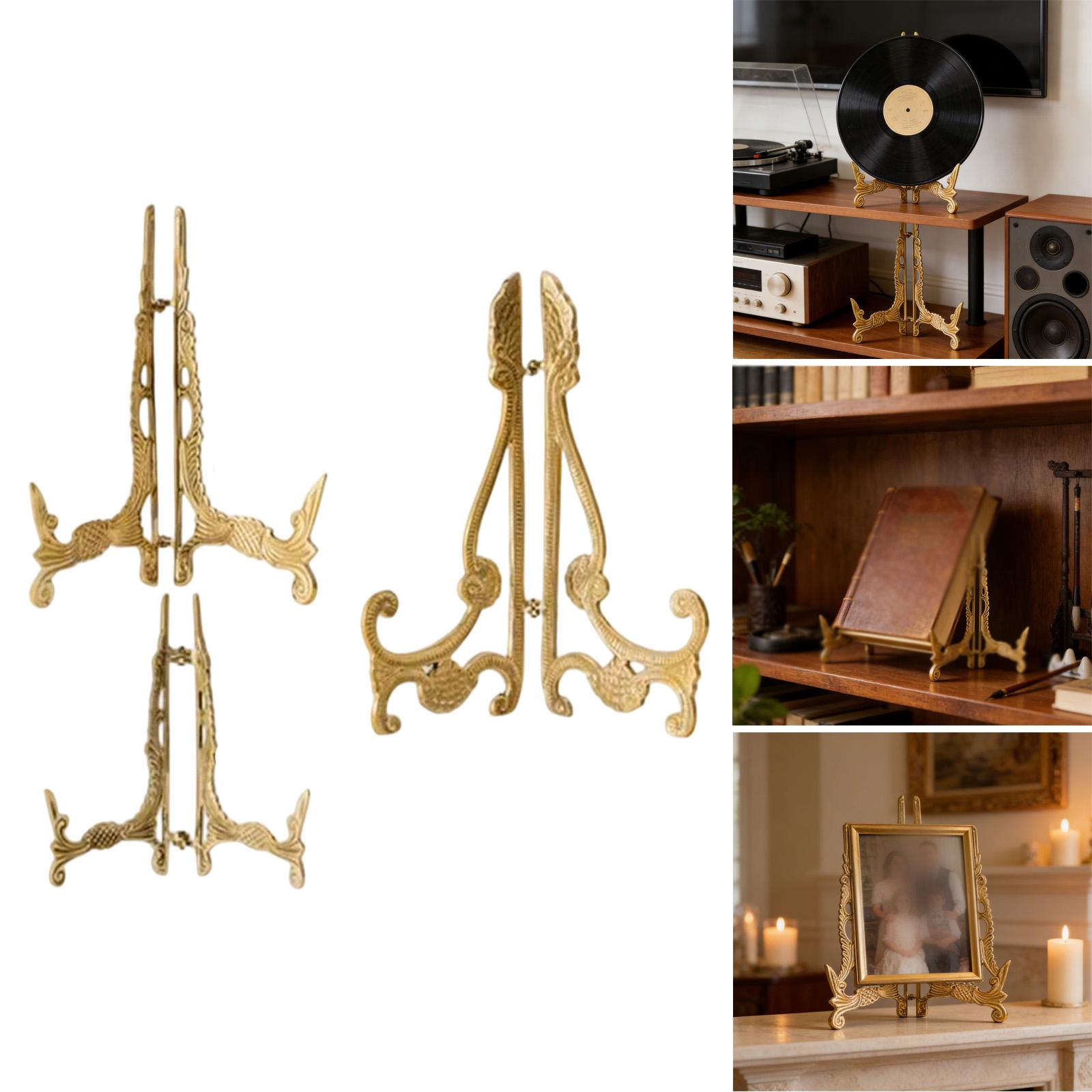 Vintage Brass Plate Holder Dec - Vintage Collectible Dishes のレビューと価格