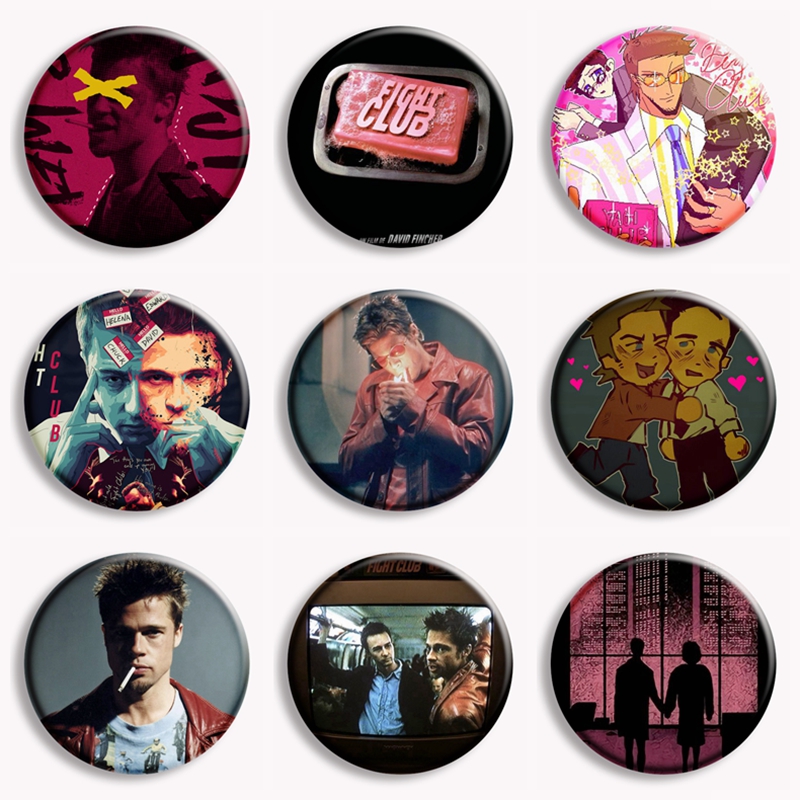 Retro Classic Movie Fight Club - Vintage Collectible Pins のレビューと価格