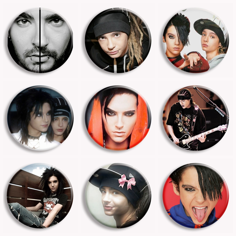 Rock Band Tokio Hotel Kaulitz  - Vintage Collectible Pins のレビューと価格