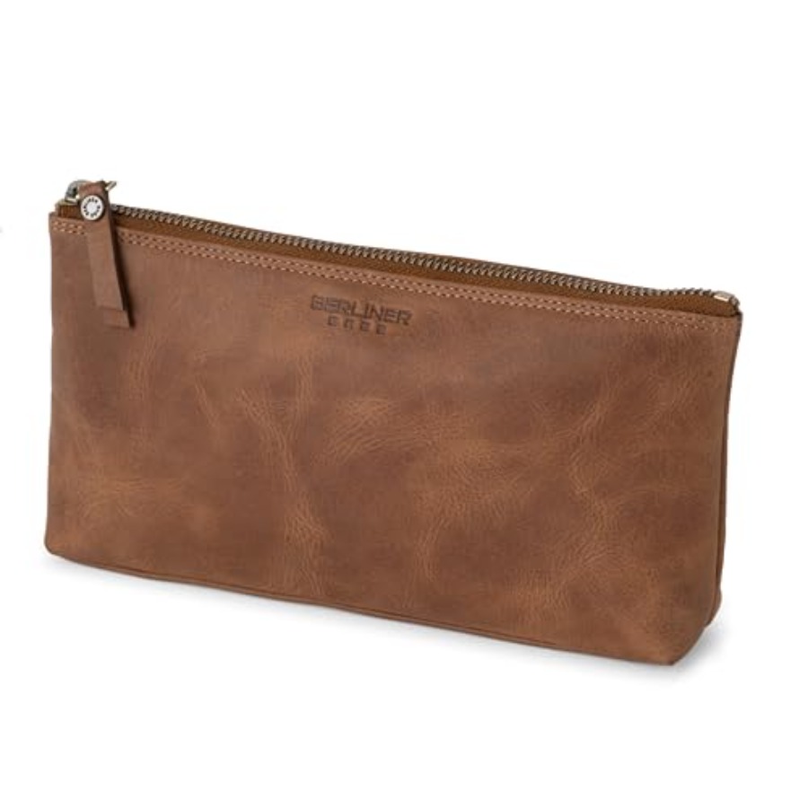 Vintage Genuine Leather Makeup - Vintage Zipper のレビューと価格