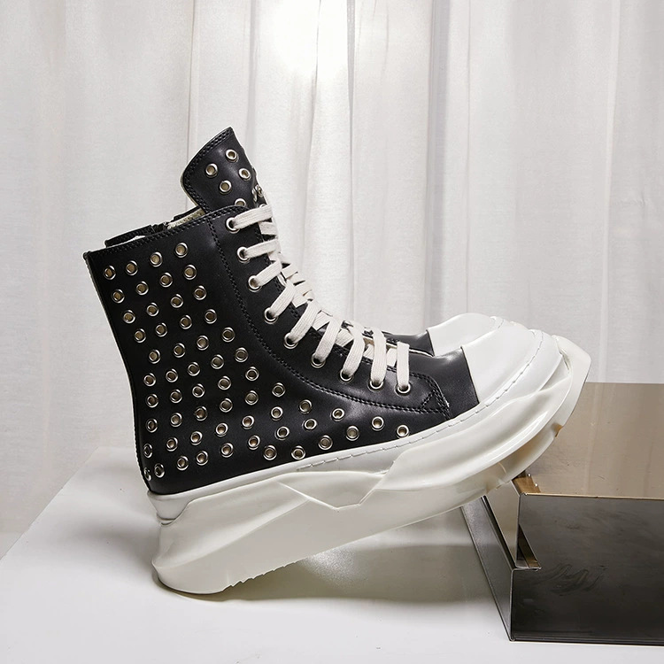 Vintage Men Shoes High-TOP Pla - Vintage Zipper のレビューと価格