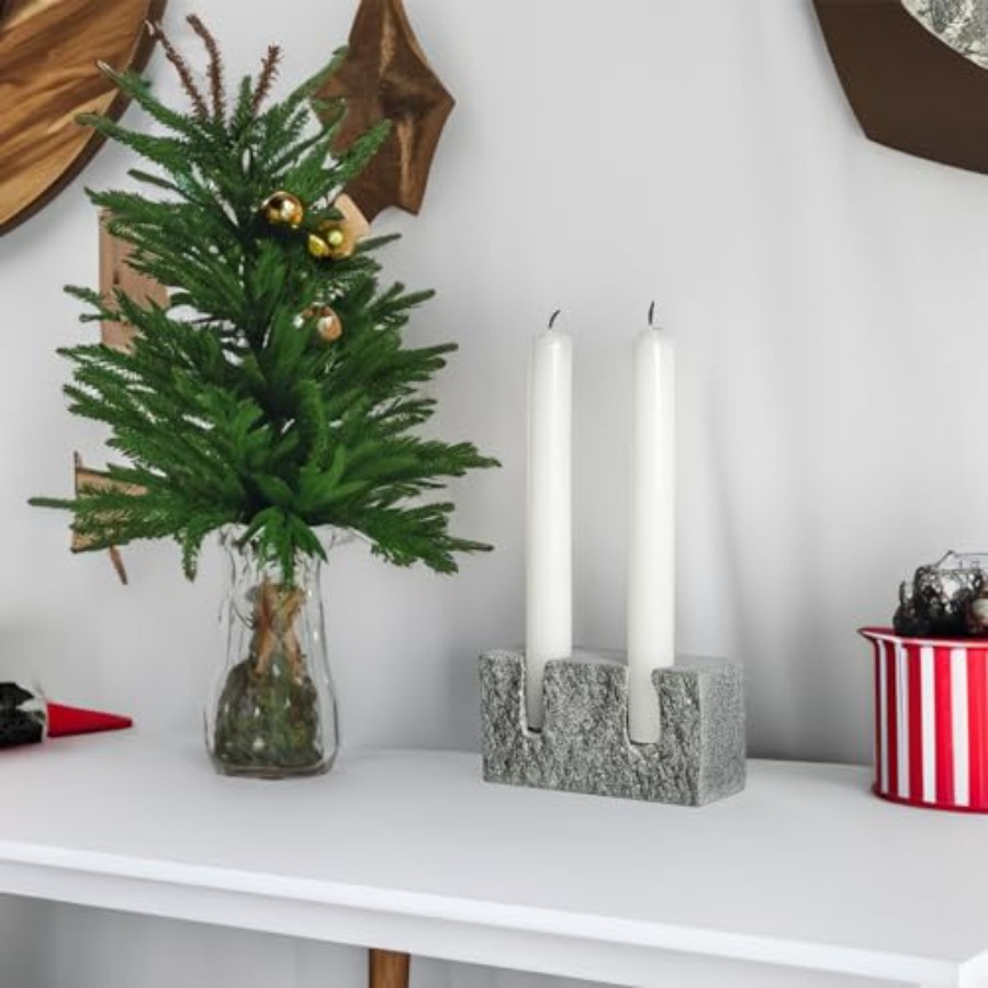 Marble Candle Holder, 2 Holes  - Vintage Collectible Marbles のレビューと価格
