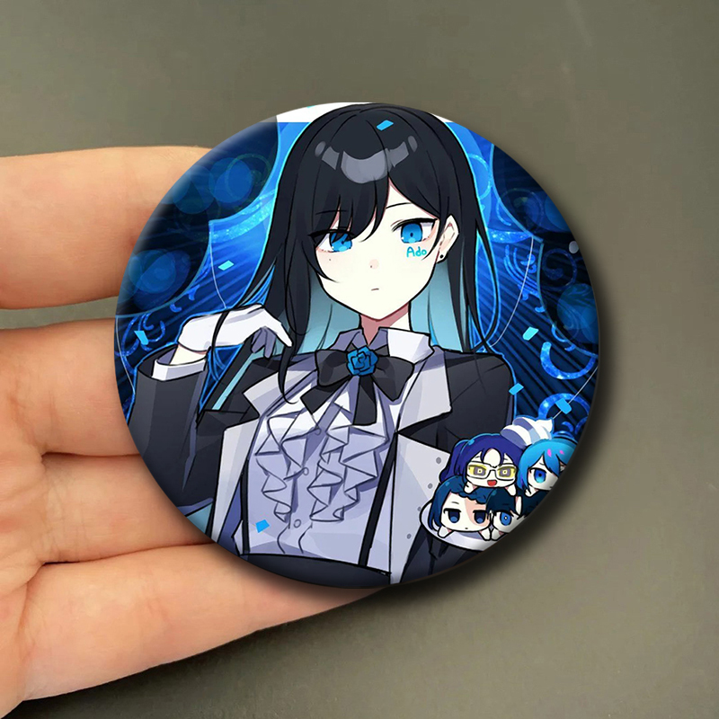 58MM Ado Kyogen X Uta Soft But - Vintage Collectible Pins のレビューと価格