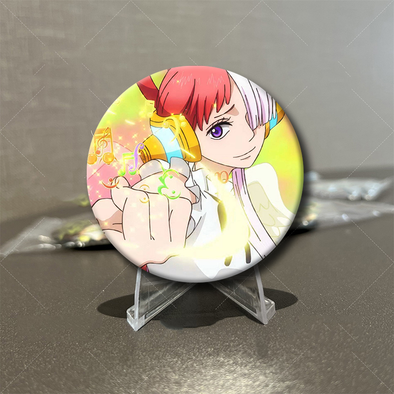 58MM Ado Kyogen X Uta Soft But - Vintage Collectible Pins のレビューと価格