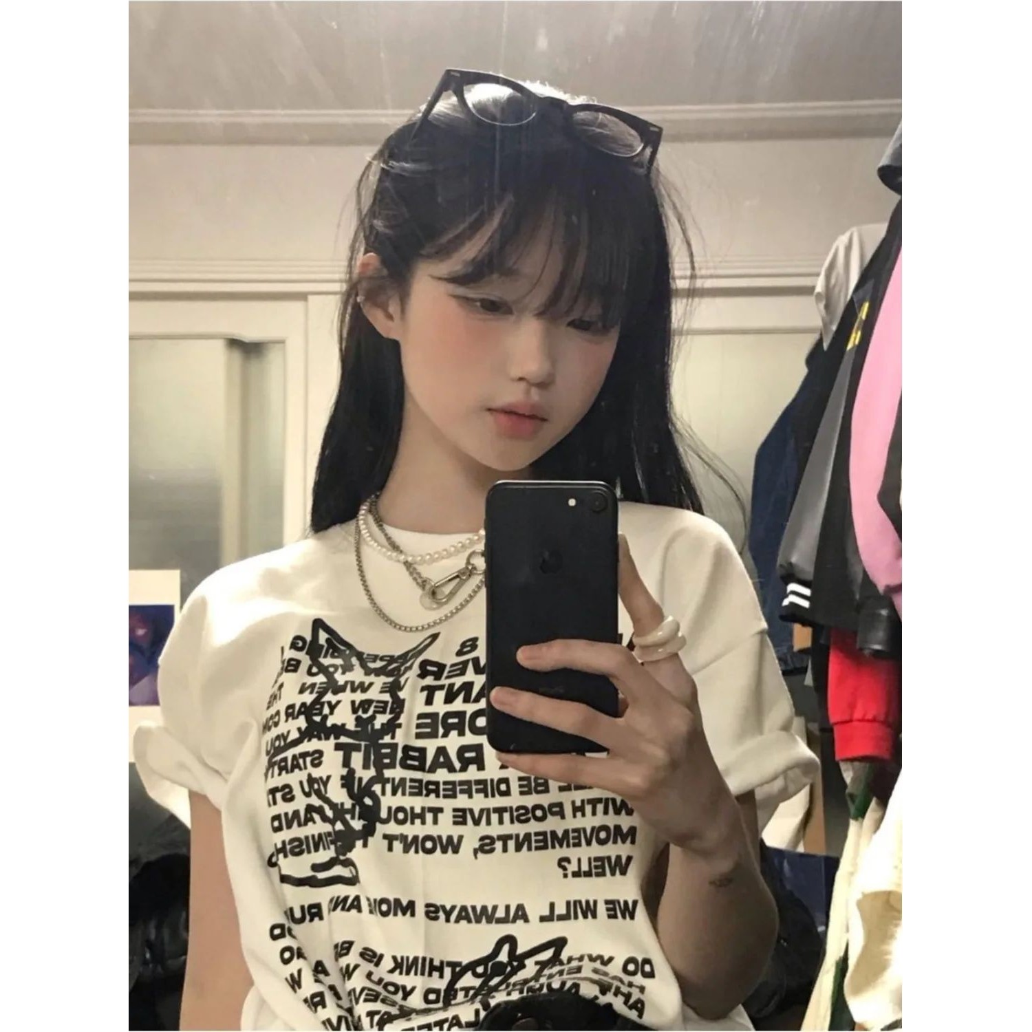 Cute Rabbit Print Women's Vint - Collectible Vintage T Shirts のレビューと価格