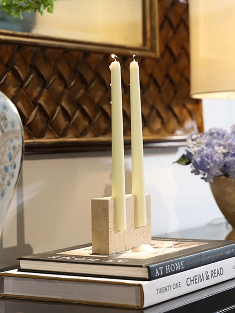2 Holes Marble Candlestick Hol - Vintage Collectible Marbles のレビューと価格