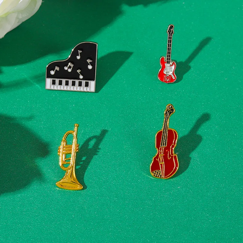 Musical Instrument Enamel Lape - Vintage Collectible Pins のレビューと価格