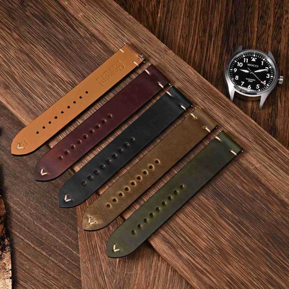 WOCCI Oil Wax Leather Watch St - Vintage Collectible Pins のレビューと価格